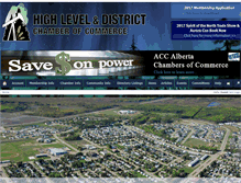 Tablet Screenshot of highlevelchamber.com